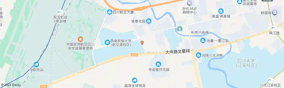 成都西南民大新校区东_公交站地图_成都公交_妙搜公交查询2025