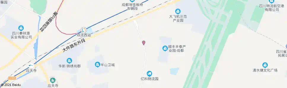 成都环港路大件路口_公交站地图_成都公交_妙搜公交查询2025