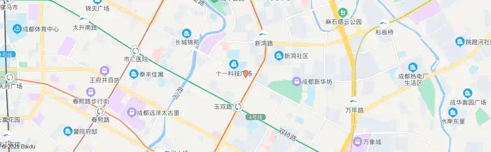 成都双林路一环路口西_公交站地图_成都公交_妙搜公交查询2025