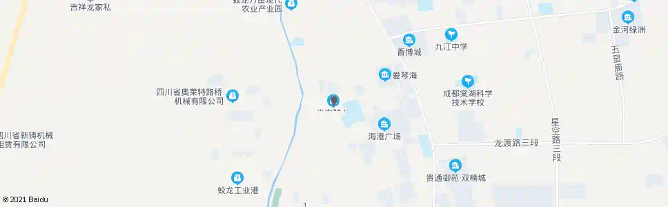 成都蛟龙港高新大道中_公交站地图_成都公交_妙搜公交查询2025