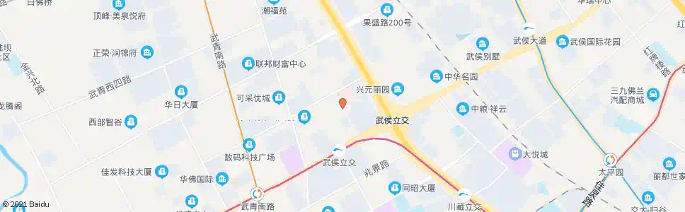 成都武兴一路_公交站地图_成都公交_妙搜公交查询2025