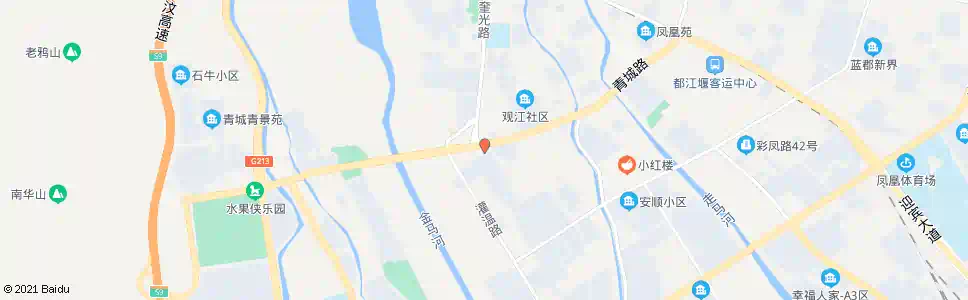 成都青城桥头_公交站地图_成都公交_妙搜公交查询2025