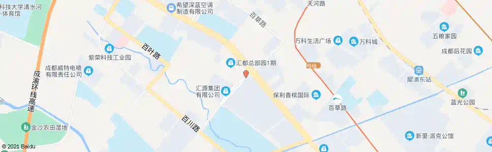 成都新业路北_公交站地图_成都公交_妙搜公交查询2025