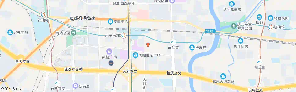成都天仁北一街中_公交站地图_成都公交_妙搜公交查询2025
