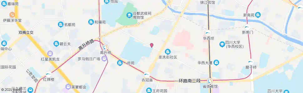 成都洗面桥横街东_公交站地图_成都公交_妙搜公交查询2025