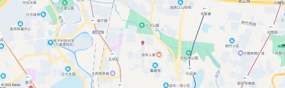 成都银沙北街北_公交站地图_成都公交_妙搜公交查询2025