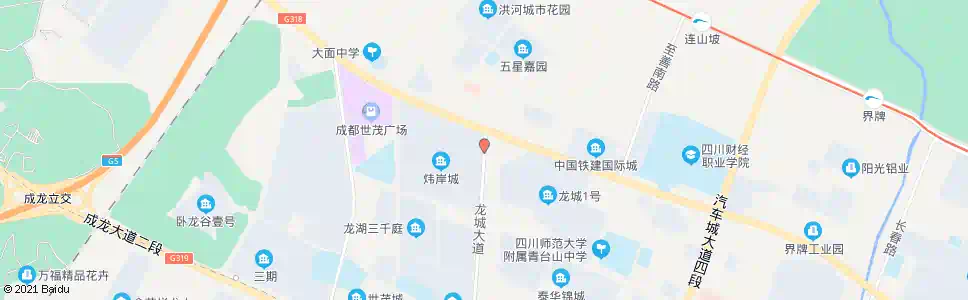 成都龙城一号_公交站地图_成都公交_妙搜公交查询2025