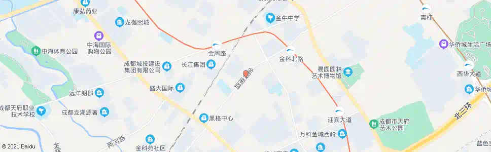 成都金科南路东_公交站地图_成都公交_妙搜公交查询2025