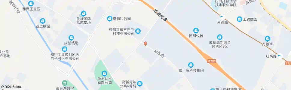 成都合作路天源路口_公交站地图_成都公交_妙搜公交查询2025