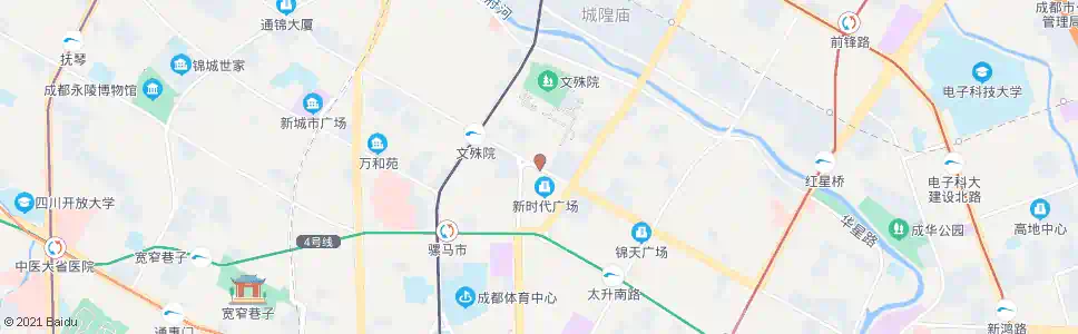 成都文武路东_公交站地图_成都公交_妙搜公交查询2025