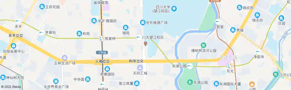 成都科华街_公交站地图_成都公交_妙搜公交查询2025