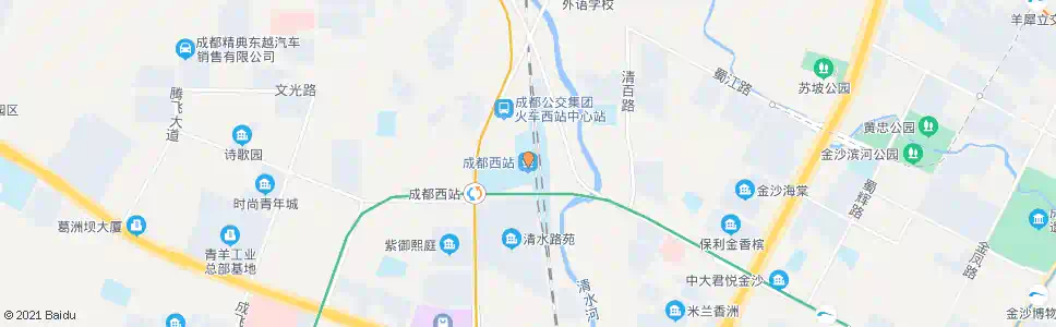 成都牧电路西_公交站地图_成都公交_妙搜公交查询2025