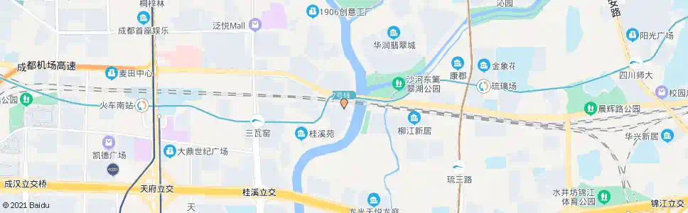 成都桂溪东路东_公交站地图_成都公交_妙搜公交查询2025