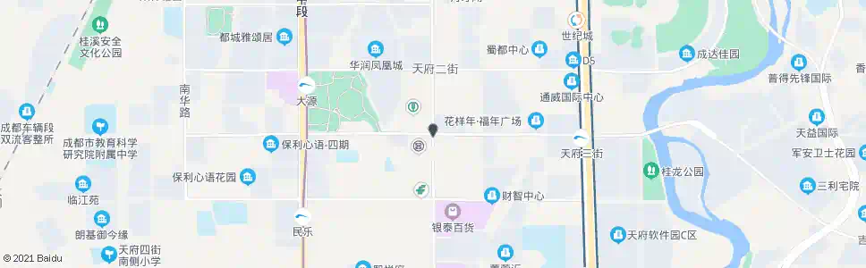 成都益州大道天府三街口_公交站地图_成都公交_妙搜公交查询2025