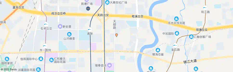 成都天久路_公交站地图_成都公交_妙搜公交查询2025