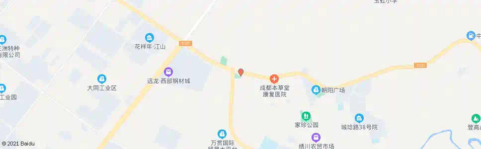 成都城厢下北街_公交站地图_成都公交_妙搜公交查询2025