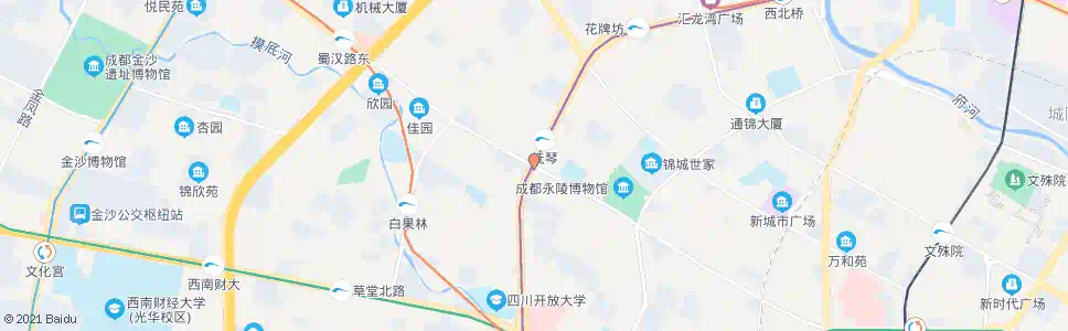 成都永陵路口_公交站地图_成都公交_妙搜公交查询2025