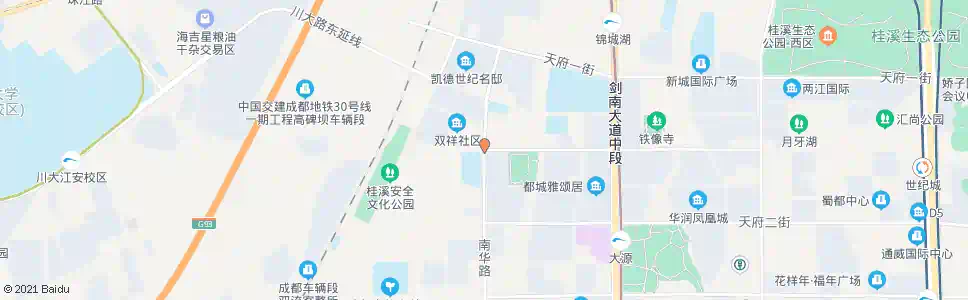 成都华星路北_公交站地图_成都公交_妙搜公交查询2025