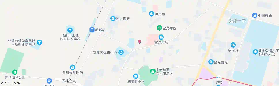成都新都区教育局_公交站地图_成都公交_妙搜公交查询2025