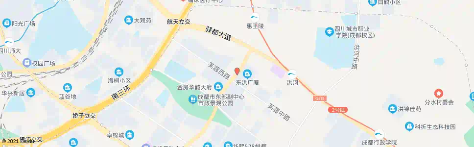 成都中柏大道北_公交站地图_成都公交_妙搜公交查询2025
