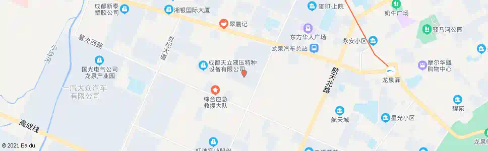 成都中达科技园_公交站地图_成都公交_妙搜公交查询2025