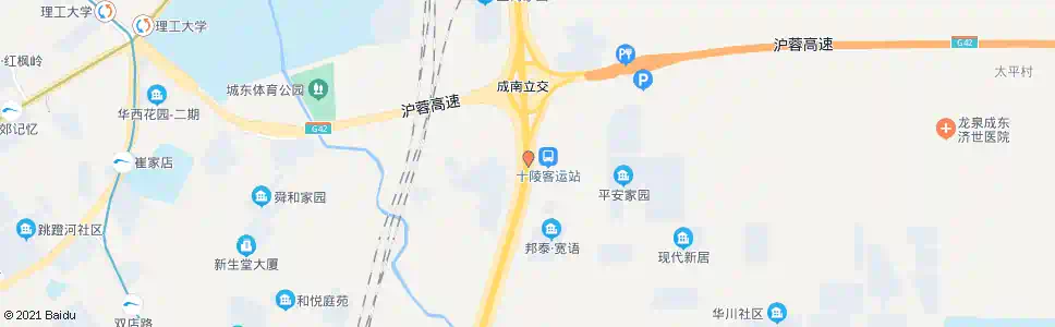 成都东三环路三段外侧_公交站地图_成都公交_妙搜公交查询2025