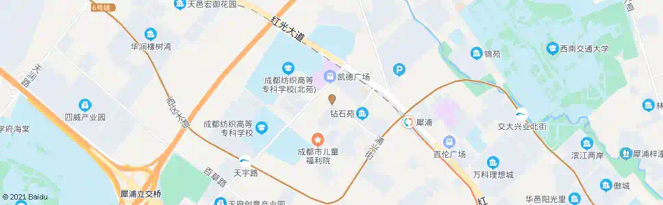 成都珠江路口_公交站地图_成都公交_妙搜公交查询2025