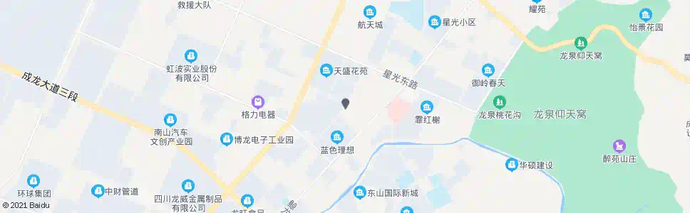 成都蔚蓝花城_公交站地图_成都公交_妙搜公交查询2025