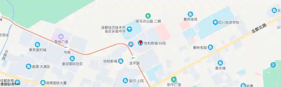 成都怡和新城E4区_公交站地图_成都公交_妙搜公交查询2025