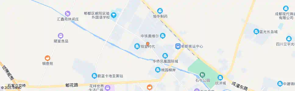 成都梨园路_公交站地图_成都公交_妙搜公交查询2025