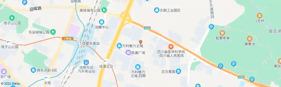 成都和美东路_公交站地图_成都公交_妙搜公交查询2025