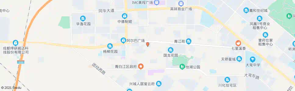 成都政府中路口_公交站地图_成都公交_妙搜公交查询2025