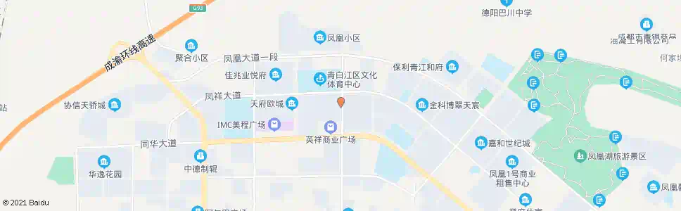 成都北城映像_公交站地图_成都公交_妙搜公交查询2025