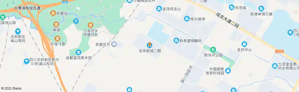 成都龙华新城二期_公交站地图_成都公交_妙搜公交查询2025