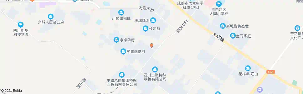 成都盛华企业园西_公交站地图_成都公交_妙搜公交查询2025