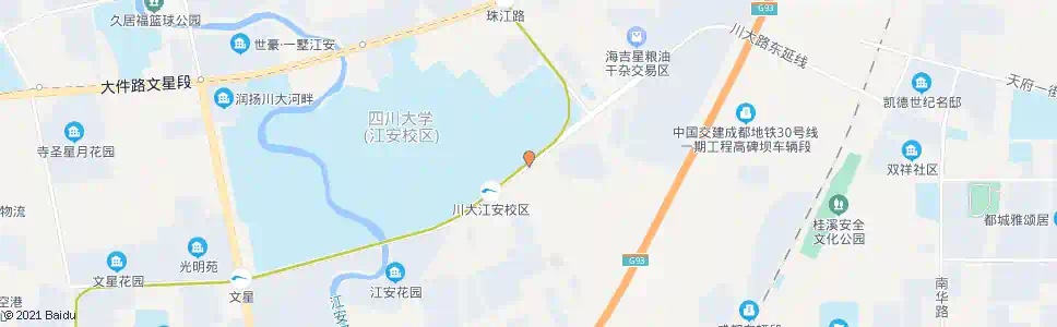 成都白家路口_公交站地图_成都公交_妙搜公交查询2025