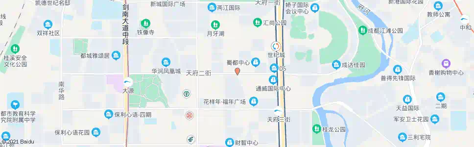 成都天府二街吉泰路口_公交站地图_成都公交_妙搜公交查询2025