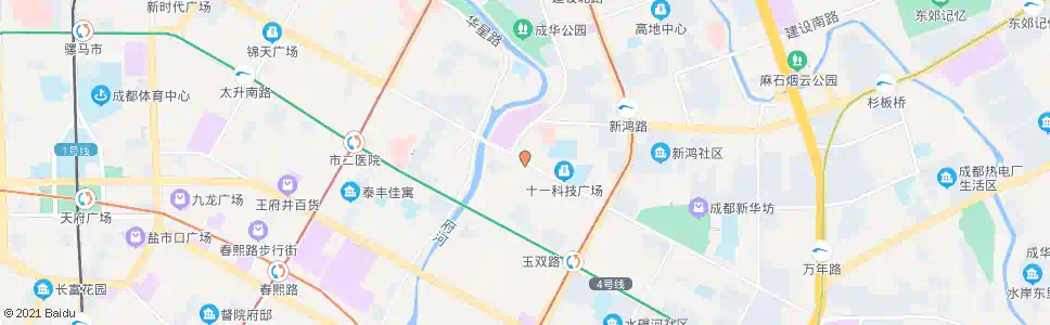成都猛追湾街口_公交站地图_成都公交_妙搜公交查询2025