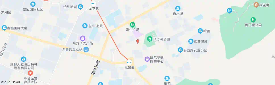 成都三环创业路口东外侧_公交站地图_成都公交_妙搜公交查询2025