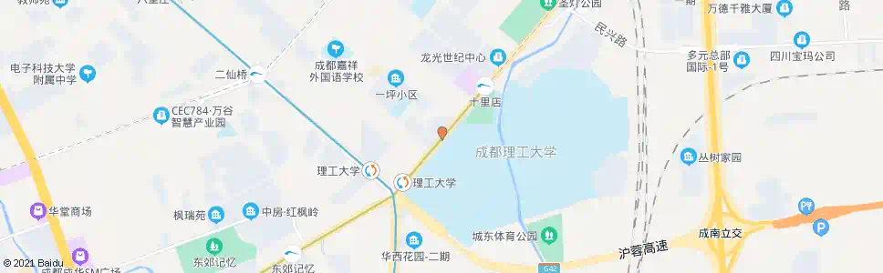 成都成华大道三段_公交站地图_成都公交_妙搜公交查询2025