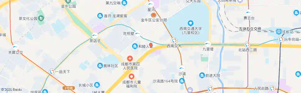 成都银沙路二环路口_公交站地图_成都公交_妙搜公交查询2025