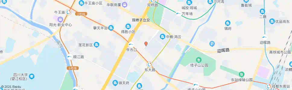 成都汇泉南路北_公交站地图_成都公交_妙搜公交查询2025