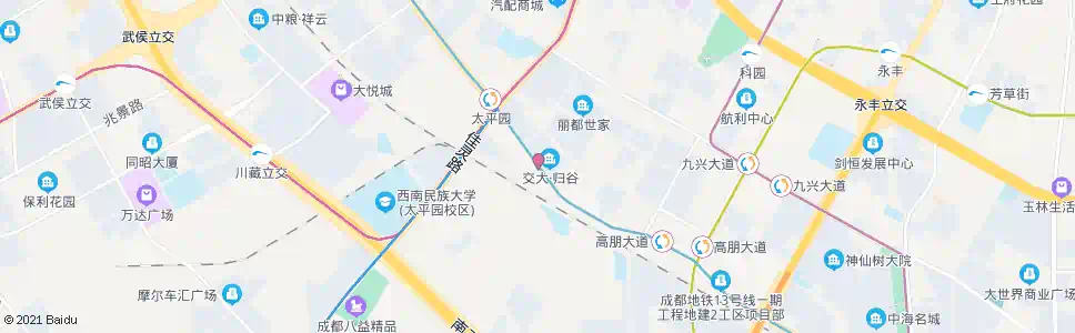 成都武阳大道三段_公交站地图_成都公交_妙搜公交查询2025