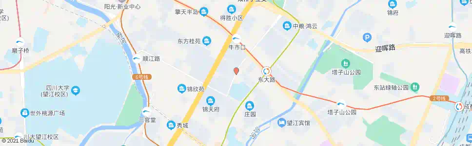成都汇泉南路_公交站地图_成都公交_妙搜公交查询2025
