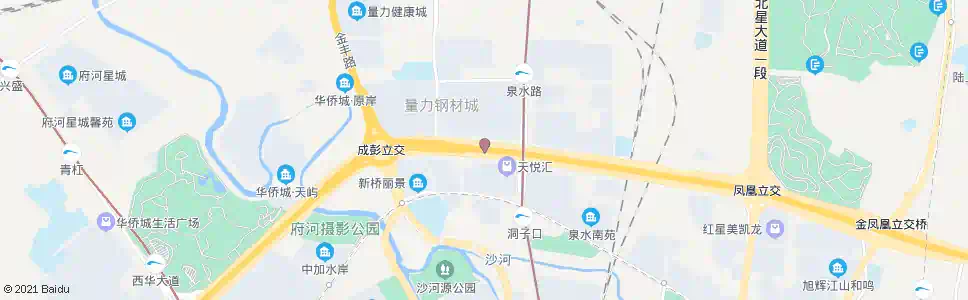 成都三环创业路口西外侧_公交站地图_成都公交_妙搜公交查询2025