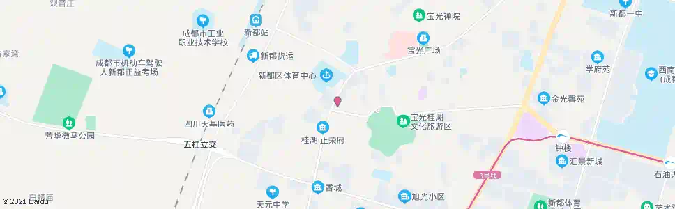成都桂湖河畔三期_公交站地图_成都公交_妙搜公交查询2025