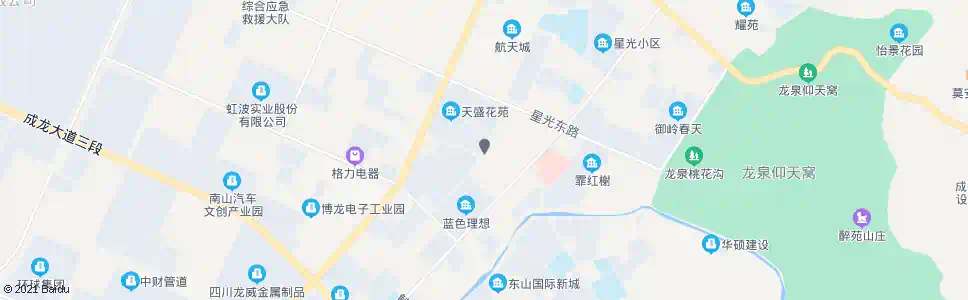 成都蔚蓝路_公交站地图_成都公交_妙搜公交查询2025