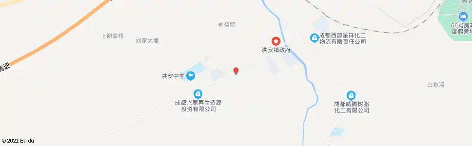 成都洪安公交首末站_公交站地图_成都公交_妙搜公交查询2025