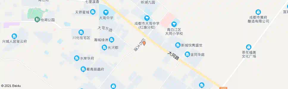 成都青白江工业集中发展区南区_公交站地图_成都公交_妙搜公交查询2025