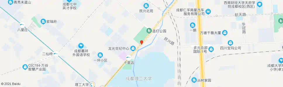 成都成华大道三段北_公交站地图_成都公交_妙搜公交查询2025